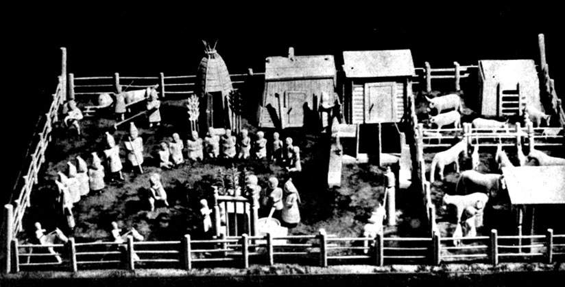Рис. 14. Модель якутской обстановки. 1890-е годы. МАЭ