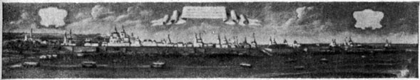 77. Панорама Великого Устюга конца XVIII века